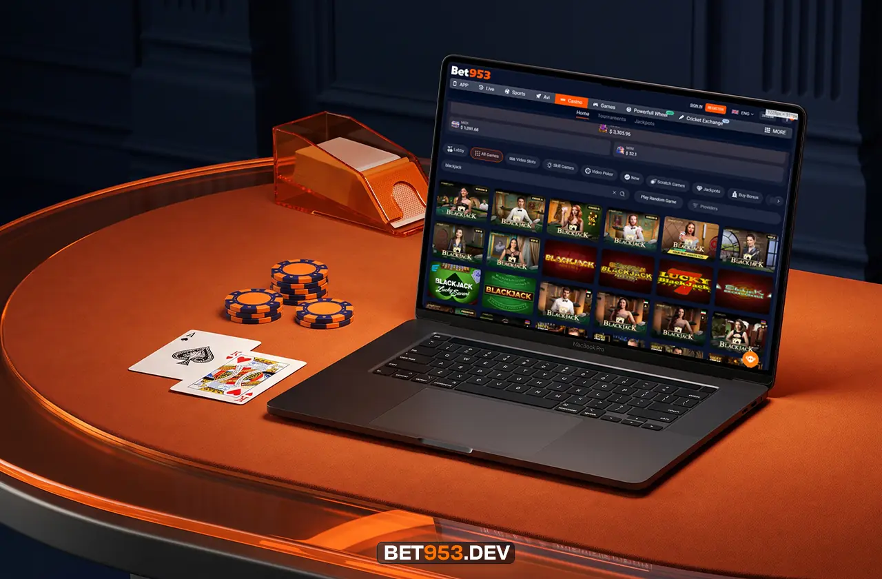 Blackjack game at BET953