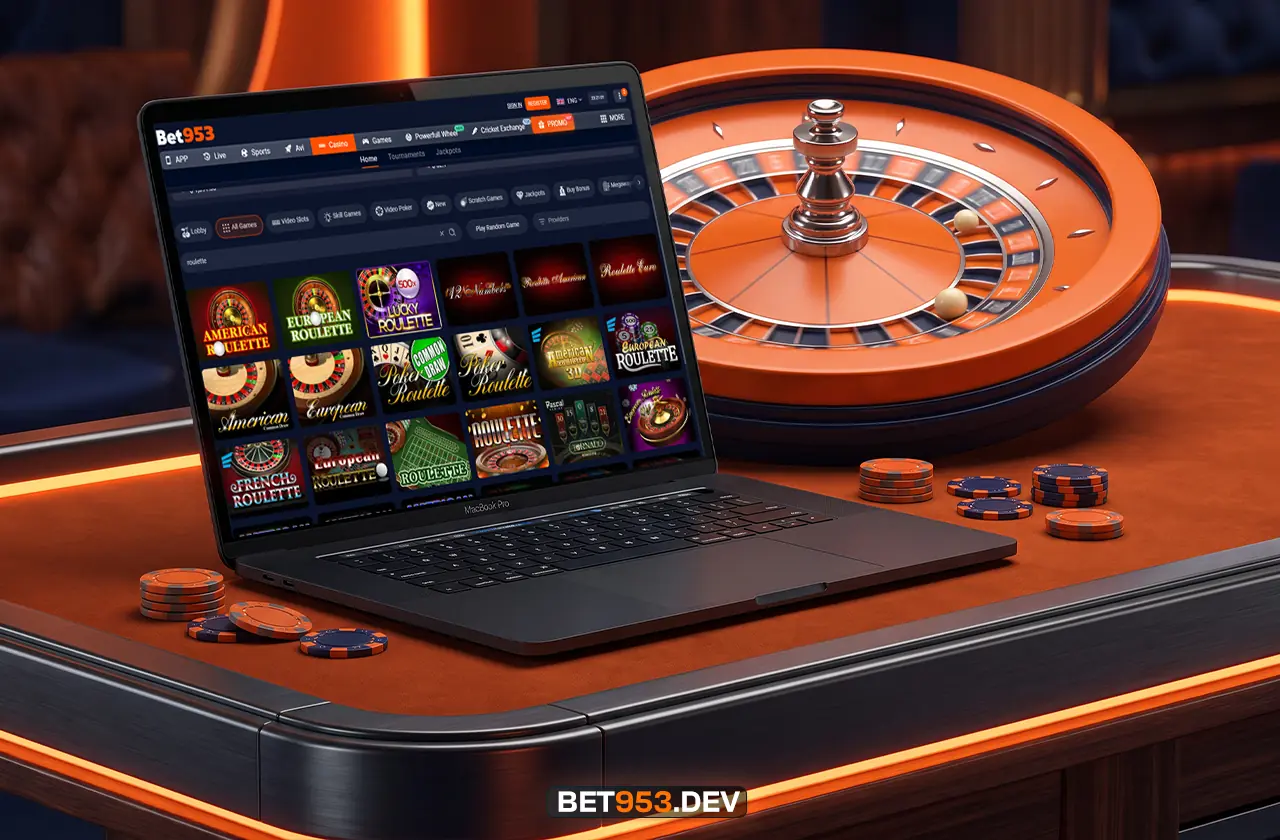 Roulette game at BET953